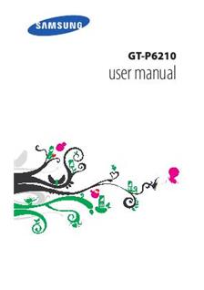 Samsung Galaxy Tab 7.0 Plus (Wifi) manual. Tablet Instructions.
